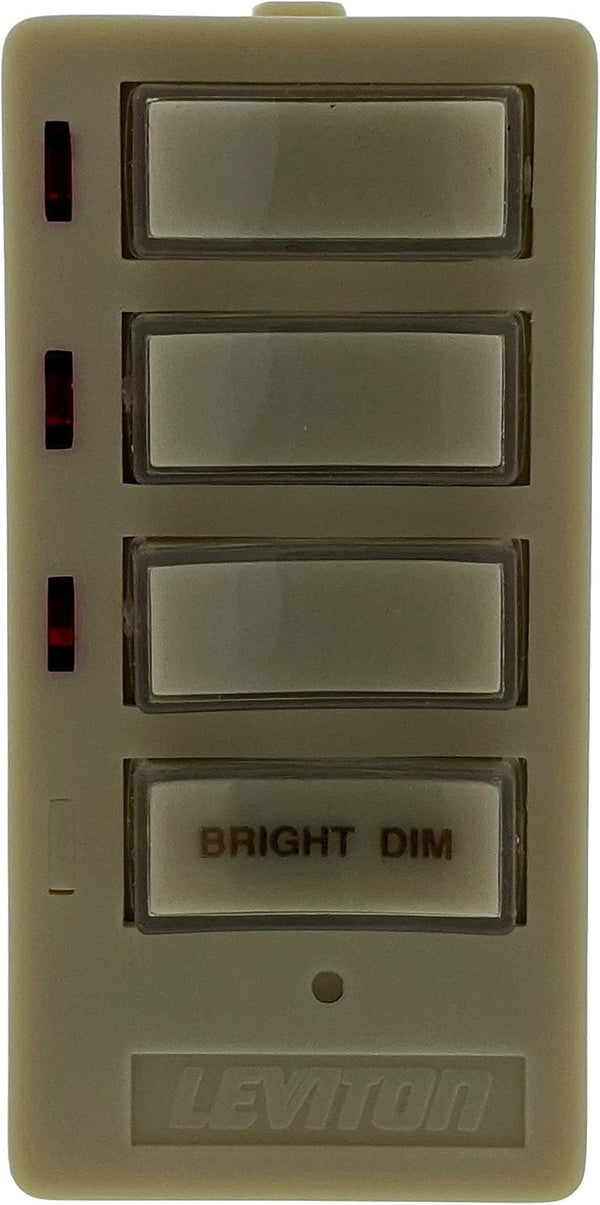 Leviton 16450-SD DHC Decora Home Controls Ivory Face Color Change Kit 4-Button