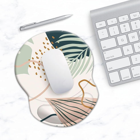 Mouse Pad with Support - Ergonomic Pain Relief Computer Mouse Pad, Comfortable Wrist Rest for Home Office Gaming