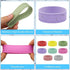 Foyods 8PCS Silicone Baby-Bottles-Labels for Daycares Writable & Bottles Label Reusable, Bottle Bands for Daycare