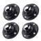 PlusRoc 4 Pack 1 Inch Self Adhesive Caster Wheels for Furniture Bucket, Load Capacity 28LBS Per Wheel