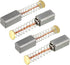 uxcell 4Pcs Carbon Brushes, 11mmx5mmx5mm for Electric Motor, Power Tool Replacement Repair Parts