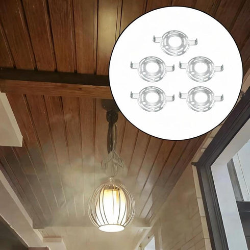 KiBcsLic 5x 125 mm Light Fixture Mounting Bracket Ceiling Light Plate, Steel Crossbar Plate Round for Close to Ceiling
