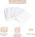 A8 (Pack 1000) Amazon Basics Ruled Index Cards - White