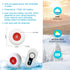 CallToU Caregiver Pager Wireless Call Button for Hard of Hearing, 500FT Vibration Alert System for Home Monitoring