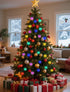 G40 50Ft 27 Bulbs, LED Globe Christmas String Lights, Multicolor Christmas Decorations Lights Shatterproof with LED