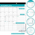 Desk Calendar 2025-2026, 18 Monthly Calendar with Ruled Blocks for Planning, July 2025 to December 2026