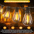 120FT 30+2 S11 Bulbs,Ultra Commercial 2700K smareal Outdoor String Lights, LED Patio Lights with Shatterproof Edison