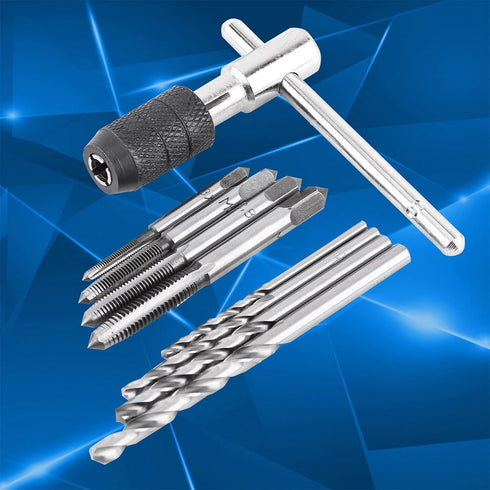 9-piece Threading And Tap Tool Set, Essential Thread Tap Tool Set for Professional Projects