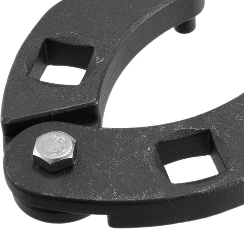 X AUTOHAUX 7463 Adjustable Gland Nut Wrench Square Drive Spanner Tool for Hydraulic Cylinders Case 480E/580 Series.