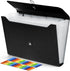 Expanding File Folder, 13 Pockets Accordion Organizer for A4 Letter Size Paper, Home and Office Use
