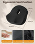 Hsypti Tailbone, Seat Cushion, X Large Office Chair Cushion for Sciatica Pain Relief, Memory Foam Ergonomic Cushions