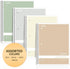 SUNEE 4 Pack Spiral Notebooks, College Ruled, 1-Subject, 8 x 10-1/2 inch, 70 Sheets per Notebook for School