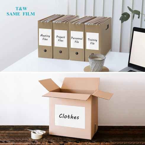 T&W SAME FILM Whiteboard Sticker for Wall, Dry Erase Paper with 1 Marker, 17.3''X36.2'' White, for Home, Office, School