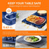 Charcofire 37.2x15.7 Inch, 7 Settings 8H Food Warming Mat Electric Silicone Heating Pad for Buffet Party, Temperature