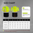 High Visibility Shirts for Men Class 3, Hi Vis Reflective Safety Work Shirts, Short Sleeve, Yellow 3XL