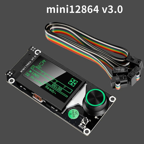 Mini12864 V3.0 3D MKS Graphic Smart Display Control Board with RGB Backlight Self Contained Encoder and Storage Card