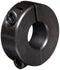 2C-050 Black Oxide Plated Steel Clamping Collar, 1/2" Bore Size, 1-1/8" OD, #8-32 x 1/2" Set Screw