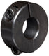 2C-050 Black Oxide Plated Steel Clamping Collar, 1/2" Bore Size, 1-1/8" OD, #8-32 x 1/2" Set Screw