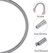 MECCANIXITY Spring Tube Bender, OD 9mm/0.35" Steel Spring Pipe for 1/2" Copper Pipe, 1100mm/43.31" Long for Home