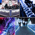 33FT 100LED IP65 Honche Solar Rope Light Waterproof Outdoor LED Copper Fairy String Tube Lights for Party Gazebo Garden