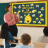 Bee Bulletin Board Decorations Set, Summer Bee Jesus Religious Cutout for Classroom Back to School Decor
