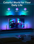 RGB Light Bar, Smart LED Light Bar Work with Alexa, Music Sync, APP & Remote Control, USB Powered TV Backlight, Color