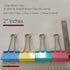 Large Binder Clips Mix Color, 2" Jumbo Paper Clips (8 PCS, Mix) for Office Use, 50 mm