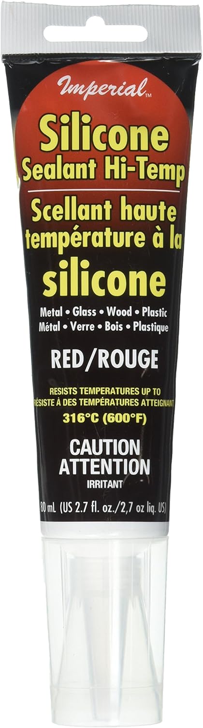 Sealant Silicone, 2.7oz, Red