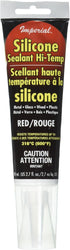 Sealant Silicone, 2.7oz, Red