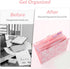 SKYDUE Expanding File Folder - 5 Pocket Accordion File Organizer for School Office Supplies, Pink