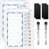 Chore Chart for Kids, Dry Erase Chore Board with 10 Sliders, Magnetic Marker, To Do List Checklist for Fridge, 2 Pack