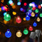 Metaku 2 Pack Solar String Lights for Outside, Total 40FT 60 LED