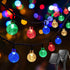 Metaku 2 Pack Solar String Lights for Outside, Total 40FT 60 LED