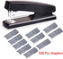 Desktop Staples, 4.8 Inch Labor Saving Black Stapler for 20 Sheets Capacity with 500 Pcs No.12 Staples (Black) by YIKANGHENG