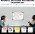 EAONE Double-Sided Magnetic Dry Erase Calendar - 16" X 12" Whiteboard and Cork Board Combo for Office, Kitchen, Home
