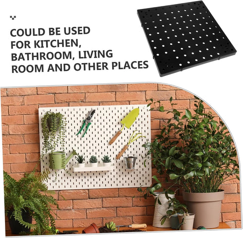 Metal Garage Wall Panels - Utility Pegboard Organizer with Storage Bins