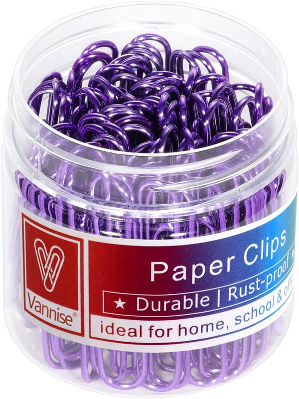 Paper Clips, 100PCS 2" Large Paper Clips (50MM), Durable & Rust Resistant for Office and School Use
