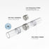 HKS 200 PCS Solder Seal Wire Connectors, White 26-24 AWG Heat Shrink Butt Connectors for Automotive Marine