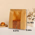 13.8x8.3x3.5 (50PCS) Bread Bags for Homemade Bread With Tin Tie Tab and Clear Front Window, in Large Kraft Bakery Bags