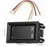 10 Pcs 0.28 Digital Voltmeter Ammeter, 100V 10A Volt Amp Meter with Dual LED Multimeter Display Panel