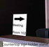 8 Pack 5x7 Inch Counter Marketing Holders Sign Holder Double Sided Top Load Clear Acrylic Menu Price List or Notice
