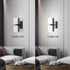 6000K Aipsun Black Wall Sconces Hardwired Modern LED Sconces Wall Lighting Indoor Wall Sconce for Living Room Hallway