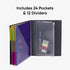 Smead Project Organizer, 24 Pockets, Grey with Assorted Bright Tabs, Tear Resistant Poly, Letter Size (89206)