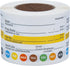 Dissolvable Label Shelf Life for Food Rotation Use by L LIKED | Stickers 2 x 3 Inch Roll of 250 Labels