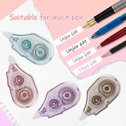Whiteout Correction Tape, Easy To Use Applicator for Instant Corrections, For School Office Supplies