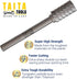 Carbide Burr 1/4" Shank, SA-3 Tungsten Double Cut Rotary Die Grinder Bits for Wood Carving and Metal Working