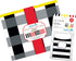 Barker Creek Designer File Folder and Library Pocket Set, 12 Colorful File Folders, Buffalo Plaid & Wide Stripes, 30
