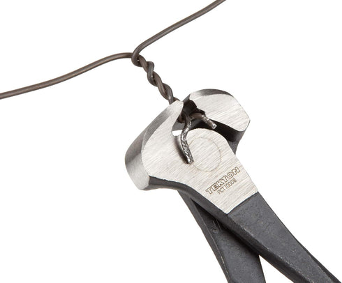 TEKTON 8 Inch End Cutting Pliers, PCT10008 in Red