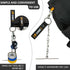 KUNN Electrical Tape Holder, Dual-Use Tape Thong, Enhanced Fast Tape Holder Chain for Tool Belt with Keyring, Snap Loop