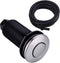 Brushed Nickel Sink Top Garbage Disposal Air Switch Button with Air Hose, Long Button